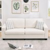 83" Comfy Corduroy Couches, Modern Upholstered Sofa with Wide Armrests, Cloud Couch with Deep Seat Sofa - 3 of 4