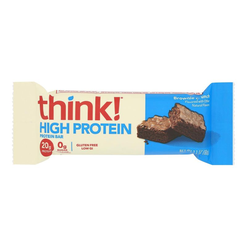 Think! Brownie Crunch High Protein Bar - 10 bars, 2.1 oz, 2 of 5