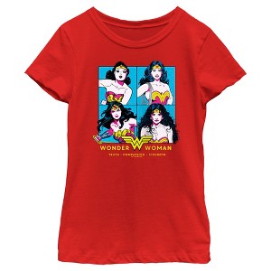 Girl's Wonder Woman Strongest Woman T-Shirt - 1 of 4
