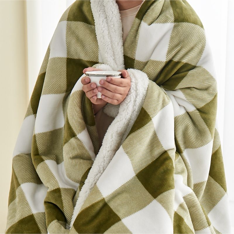 Great Bay Home Velvet Plush Fleece Reversible Warm and Cozy Throw, 4 of 6