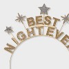 Best Night Ever Headband - Gold - 3 of 3