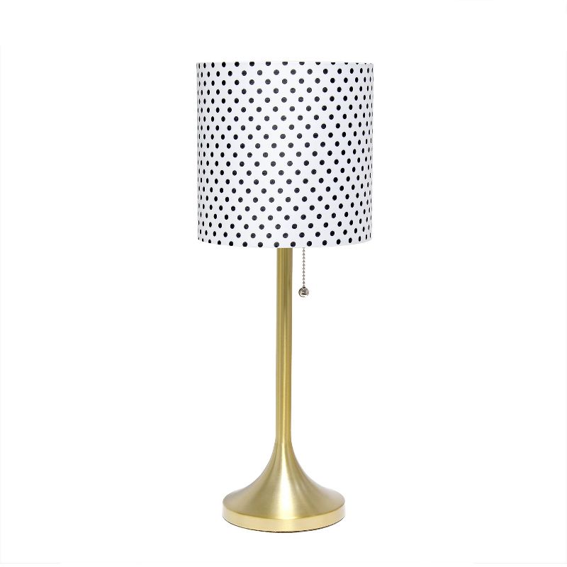  Tapered Desk Lamp with Fabric Drum Shade - Simple Designs, 1 of 13