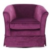 Christopher Knight Home Cecilia Modern Swivel 28.75" Barrel Club Chair - 2 of 4