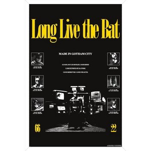 Trends International DC Comics Batman: 85th Anniversary - Long Live The Bat (Batman Collage) Framed Wall Poster Prints - 1 of 4