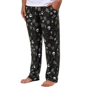 The Lord Of The Rings Men's Movie One Ring Sauron Sleep Pajama Pants Green - 1 of 4
