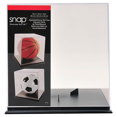 Baseball & Balls in Cube Display Case Wall Cabinet Shadow Box B09 
