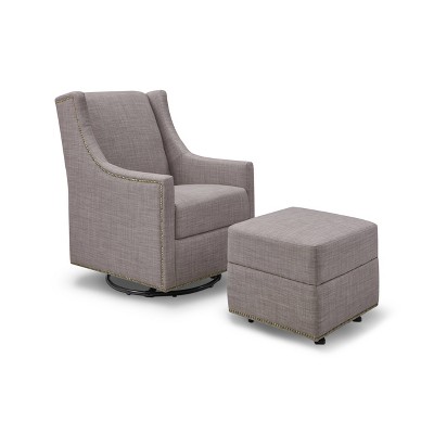 harper nursery swivel glider