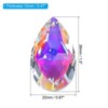 Unique Bargains Crystal Pendants Teardrop Beads for DIY Lamp Arts Crafts Decoration 6 Pcs - 2 of 4