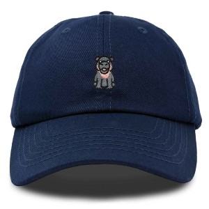 Dalix Hippo Embroidered Cotton Dad Hat Cute Animal Design Adjustable Baseball Cap for Everyday Wear Womens - 1 of 4