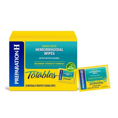 Image of Preparation H Hemorrhoid Dispensor Totables - 50ct