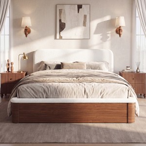 Christopher Knight Home Owen Modern Teddy Fleece Storage Platform Bed ...