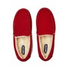 Women's Fuzzy Lined Suede Moccasin Slippers - 2 of 4