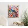 Kate & Laurel All Things Decor 16"x20" Gallery Bright Colorful Boho Peacock and Botanicals Print by The Creative Bunch Studio Gold - image 4 of 4