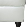 Gray PU Leather Sectional Sofa Suite L-Shaped Configuration, Tufted Upholstery, Versatile Storage Ottoman, Contemporary Living Space Solution - 4 of 4