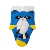 Blue Raccoon Socks (Ages 3-5) from the Sock Panda - 3 of 4