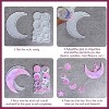 JDICTION Wind Chimes Resin Molds Silicone Bundle - Moon Mold + DIY Supplies for Epoxy Acrylic Resin Home Decor Art - 3 of 4