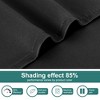 Unique Bargains Short Blackout Polyester Fiber Curtains 2 Panels - 4 of 4