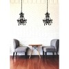 Elegant Lighting Kato Collection Pendant D12.6 H16.3 Lt:4 Chrome Finish - 3 of 4