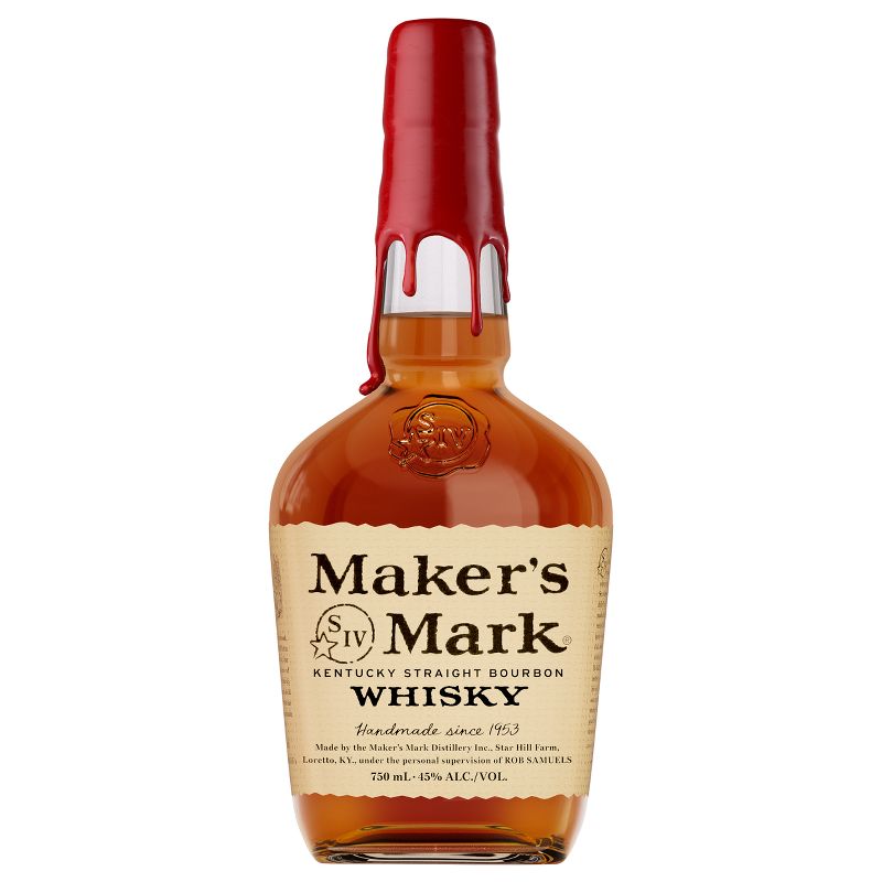 Maker&#39;s Mark Kentucky Straight Bourbon Whisky - 750ml Bottle, 1 of 10