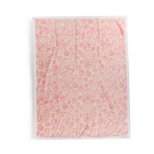 50"x60" Strawberry Shortcake Faux Shearling Throw Blanket - 1 of 4