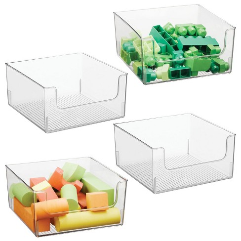 Clear Bins Large Capacity Containers For Organizing Toy Organizers