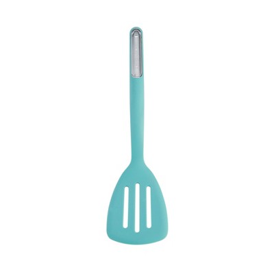 KitchenAid Silicone Slotted Turner Aqua Sky