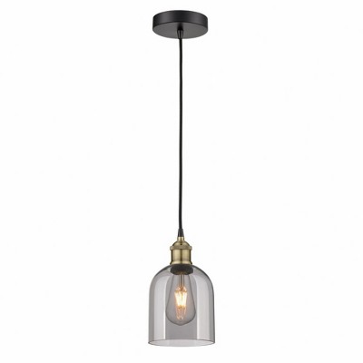 Bella - 1 Light Cord Hung Mini Pendant In Industrial Style-9.5 Inches Tall and 5.5 Inches Wide