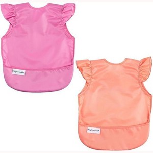 Tiny Twinkle 2-Pack Mess-Proof Apron Toddler Bib w/Tug-Proof Closure and BPA-Free - 1 of 4