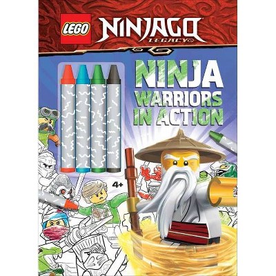 Lego Ninjago: Ninja Warriors In Action - (coloring & Activity With Crayons)  By Ameet Publishing (paperback) : Target