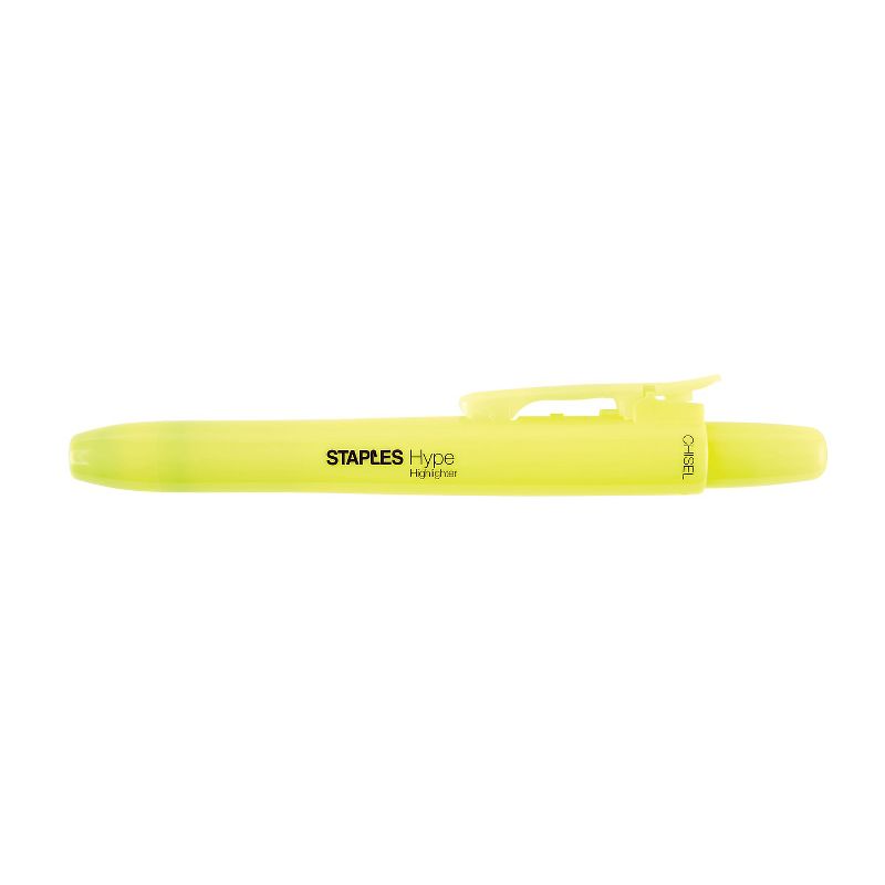 Staples Hype Retractable Highlighters Chisel 50806, 2 of 3