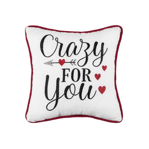 C&f Home 6 X 12 Heart Truck Hooked Throw Pillow Valentine's Day