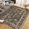 Washable Rug for Living Room Vintage Traditional Area Rugs for Bedroom Soft Non Slip Thin Stain Resistant Carpet Indoor - 3 of 4