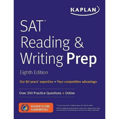 SAT Reading & Writing Prep - (Kaplan Test Prep) 8th Edition by  Kaplan Test Prep (Paperback)