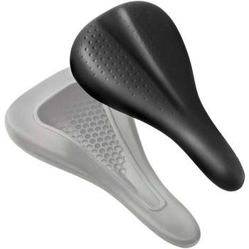 Delta HexAir Saddle Cover - Racing, Black Super Flexible, Stretchy Silicone