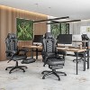 NicBex 360° Swivel Ergonomics Office Chair with Footrest,Head&Lumbar Pillow,Recliner Computer Chair with Adjustable Height,Luxury Boss Chair,Dark Gray - 2 of 4