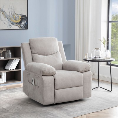 NicBex Recliner Chair Electric Power Lift Chair with 1 Side Pocket Message Chair with Heating Living Room Chairs for Reading Room