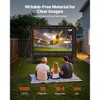 VEVOR 14 ft Inflatable Movie Screen, 600D Washable Inflatable Projector Screen with Portable Storage Bag, 16:9 Easy Set Up Movie Projection, Black - 3 of 4