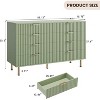 8 Drawer Dresser for Bedroom, Fluted 55" Wide Modern Chest of Drawers with Deep Drawers - 2 of 4