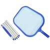 Pool Central Swimming Pool Leaf Skimmer Head with 5-Piece Fixed Pole 61.5" - Silver/Blue - 3 of 4