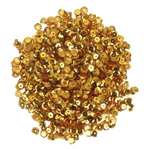 Unique Bargains Loose Shine Smooth Crafts Sewing Cup Iridescent Sequin 2400 Pcs - 1 of 4