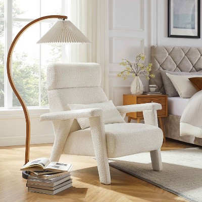 MINIMORE Modern Style 35.4" Width Stella High-Back Fully Upholstered Armchair