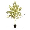 HomeStock  4 ft. Artificial Tree in Pot for Indoor/Outdoor - 2 of 4