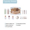 Narwey Small Cute Floral Makeup Bag for Purse Mini Cosmetic Bag - 3 of 3