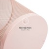 Mind Reader 16.65L Round Waste Paper Basket Metal Mesh Pink - 4 of 4
