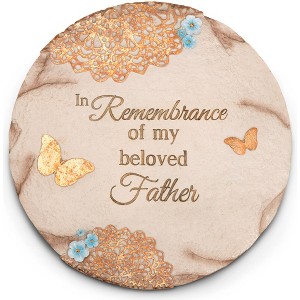 Pavilion Gift Company - Beloved Father - 10" Garden Stone - Stepping Stones and Pathways - 1 of 4