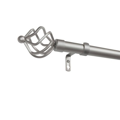 Exclusive Home 84"-160" Torch Indoor/Outdoor Curtain Rod