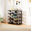 HOMLUX 5 Tier Shoe Rack Freestanding Shoe Organizer, Holds 12 Pairs - 3 of 4