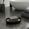 Evideco French Home Goods Versatile Soap Dish with Bamboo Tray - Bathroom Organizer for Stylish and Functional Storage - 2 of 4