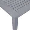 vidaXL Dining Table Grey Solid Acacia Wood - 34.6" x 34.6" x 29.1" - 4 of 4