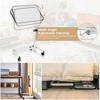 Tangkula Adjustable Overbed Table Rolling Bedside Table W/ Wheels Height & Angle Adjustment Portable Sofa Side Table for Reading - 4 of 4